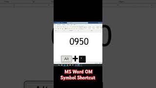 MS Word OM Symbol Shortcut | TheGkTech | OM Symbol in Word