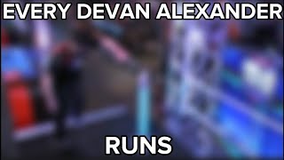 Every Devan Alexander’s runs (ANW JR 2 - ANW 14)