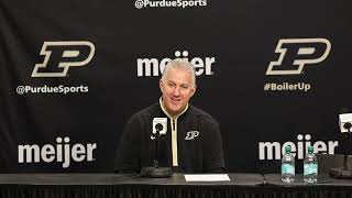 Matt Painter, No. 11 Purdue's victory over No. 21 Michigan post-game (1/24/25)