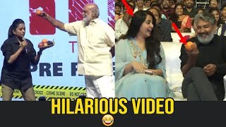 HILARIOUS VIDEO: Director Raghavendra Rao SUPER FUN With Anchor Suma | HIT Movie Pre Release Event