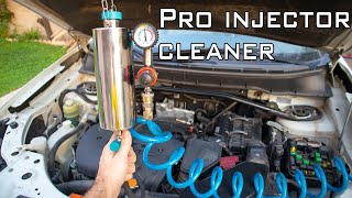 Fuel Injections cleaning in less than 5 Minutes/Cleaning Injections with AUTOOL Injector Cleaner Kit