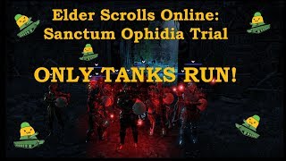 ESO:  Sanctum Ophidia trial ONLY TANKS RUN 'Red Hot Chilli Tanks'