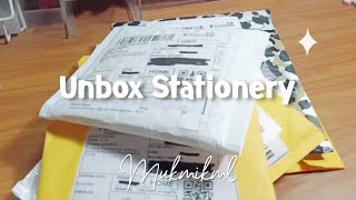 Unbox ep.3 | แกะพัสดุเครื่องเขียน น่ารักๆ ราคาไม่เกิน10บาท |Mukmikml