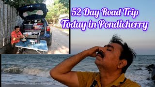 Gem for Tourist Pondicherry | 52 day Road Trip | आज तो पांडिचेरी में गोभी परांठे बनाए मजा आ गया ♥️♥️