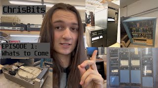 IBM Mainframes, DEC PDP-8 Boxes, and 14'' 1970s Hard Drives - ChrisBits Ep.1