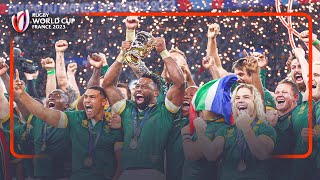 South Africa lift the Webb Ellis Cup for the fourth time! | Rugby World Cup 2023 final