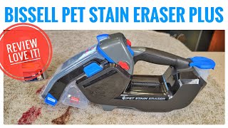 Best Cordless Carpet Spot Cleaner BISSELL Pet Stain Eraser Plus 3181 Review    I LOVE IT!!!!!!