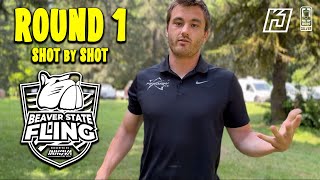 Kevin Jones | Shot-by-shot | Round 1 | 2023 Beaver State Fling