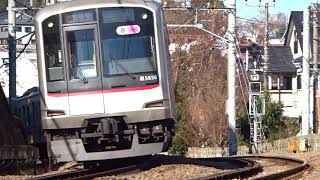 東急東横線5050系5158F菊名カーブ通過