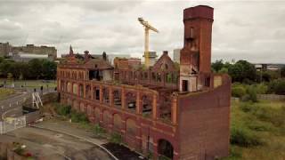 Birmingham Outskirts, University Locks, Old Co-op building, Mavic Pro