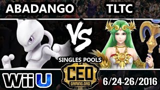 CEO 2016 Smash 4 - Abadango (Mewtwo) Vs. TLTC (Palutena) Vs. SSB4 Tournament - Smash Wii U