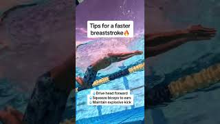 Tips for a faster breaststroke! 🔥