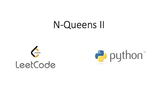 Leetcode - N-Queens II (Python)