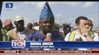 Ogun Infrastructure: Gov. Amosun Asks Contractors To Intensify Work