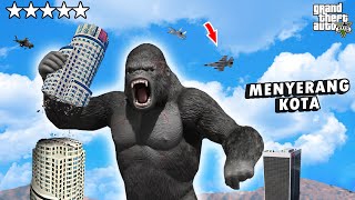 Aku Jadi Monster KINGKONG Raksasa Di GTA 5 - GTA 5 MOD