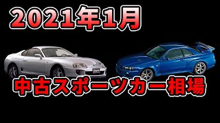 【2021年最新】2021年1月、中古スポーツカー相場【GT-R、スープラ】