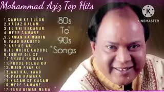 Mohammad Aziz Top Hits Bollywood 80s 90s Song Jukebox Mohammad Aziz Romantic Song Love Song #80s