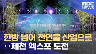 가능성을 산업으로‥ 제천국제한방천연물산업엑스포 도전 (2025.02.14/뉴스데스크/MBC충북)