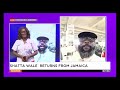 shatta wale returns from jamaica badwam news on adom tv 08 01 25