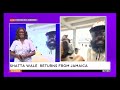 shatta wale returns from jamaica badwam news on adom tv 08 01 25