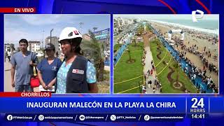 🌊🌞 ¡Disfruta del nuevo malecón en playa La Chira en Chorrillos! 🏖️