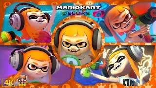 Mario Kart 8 Deluxe DLC ⁴ᴷ Waves 1 - 6 (200cc 3-Star Rank) Inkling Girl gameplay