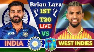 🔴Live: India vs West Indies Live | 1st T20 Match Live | Live Cricket Match Today | IND vs WI Live