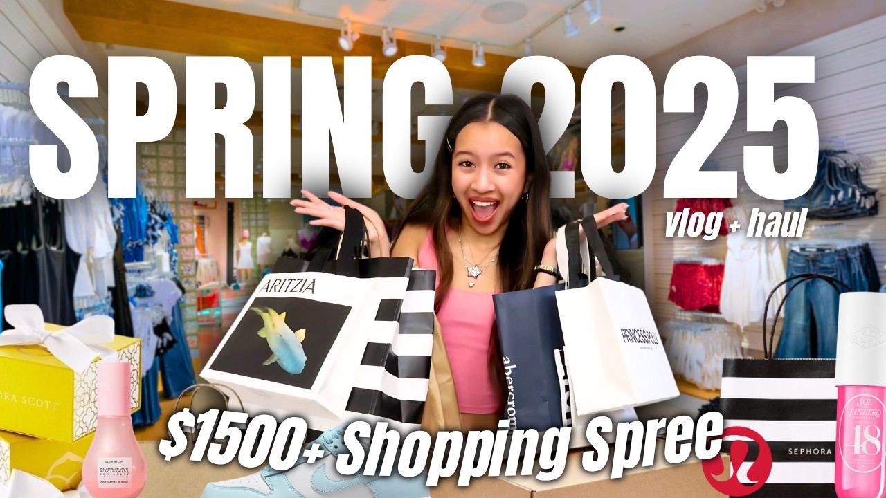 Spring Shopping Vlog Haul Youtube