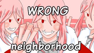 wrong neighborhood meme (technoblade animation)