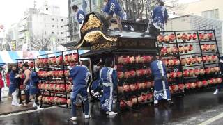 2012.1.29　二本松ちょうちん祭り　竹田若連太鼓台③