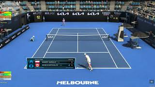 Hubert Hurkacz VS Denis Shapovalov | Australian Open 2023 | Tennis Elbow 4 | CPU vs CPU Simulation