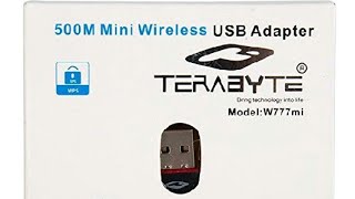 #unboxing new #Terabyte 500Mbps_Mini #Wireless_USB_Adapter