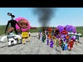 Slendytubbies vs  SAITAMA -3D SANIC CLONES MEMES in Garry's Mod!