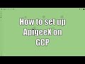 How to set up ApigeeX on GCP