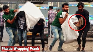 PLASTIC WRAPPING PEOPLE PRANK - GONE WRONG| PRANK IN INDIA 2019| By TCI