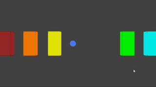 3D Animation In Python Using Ursina Module Showing Collision, Direction Change & Target Destroy.