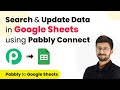 How to Search & Update Data in Google Sheets using Pabbly Connect
