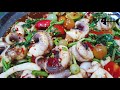 894 ตำเกาเหลาหนวดหมึก ปลาร้าแซ่บนัว hot and spicy salad squid