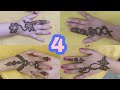 4نقشات حناء للبنات الصغار في اليد Moroccan henna designs for kids