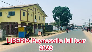 Liberia Paynesville city 2023 full tour of different community || soul clinic || Parker paint \u0026 more