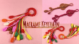2 Best Macrame Paracord Lanyard Keychain Tutorial for BEGINNERS! | DIY Macrame keychain Handmade