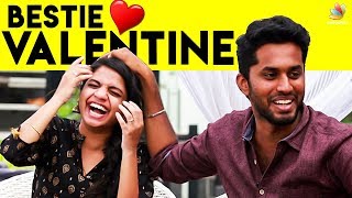 Eniyan \u0026 Minion : Bestie Valentine's day  | Mirchi Raghavi | Awesome Machi Interview