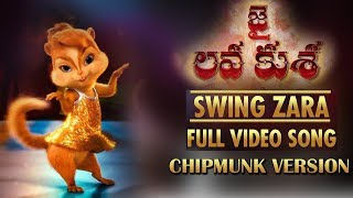 SWING ZARA Full Video Song - Chipmunk Version | Jr NTR, Tamannaah | DSP | Talking Tom Telugu