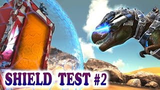 ARK TEK SHIELD TEST 2 REX LASER vs SHIELD \u0026 MUCH MORE! Ark Survival Evolved