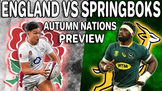 ENGLAND v SPRINGBOKS Preview - Autumn Nations 2022 - Team Announcement, Squad Lineup, Rugby