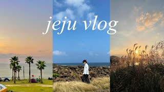 Jeju vlog/🍊제주 브이로그 뚜벅이 혼자여행🚶🏻‍♀️ (제주동쪽)/함덕 해수욕장🌊/서우봉/카페델문도/카페공백☕️