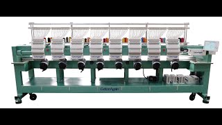 GetonAgain Multi HeadTubular Embroidery Machine