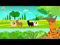 the cows and the tiger moral story for kids bedtime stories kids hut stories