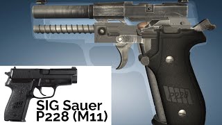 3D Animation: How a SIG Sauer P228 (M11) Pistol works