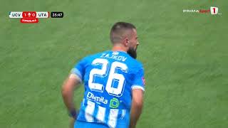 GOOOL! Universitatea Craiova - UTA 1-0. Zajkov reia după un corner perfect executat de Mitriță